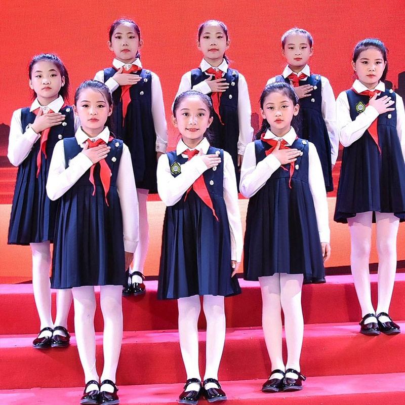 儿童演出服中小学生大合唱演出服装诗歌朗诵合唱团幼儿舞蹈礼服,淘宝优惠券,粉丝福利购,淘宝优惠卷