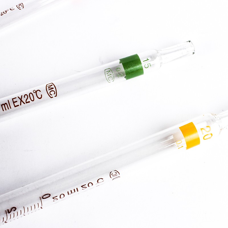 0.1/0.2/0.5/1ml2ml5ml10ml20/25ml玻璃环标长吸管取样管移液管 - 图0