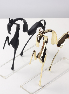 新中式样板间软装饰品书房办公室