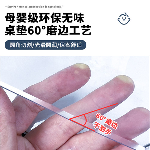 透明杯垫防烫防滑防水托盘垫咖啡餐垫隔热垫子茶壶茶杯垫家用圆形 - 图0