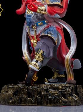 王灵官神像 王天君火神菩萨佛像王恶树脂汉白玉彩绘佛像工艺摆件