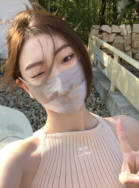 夏天防晒真丝面罩女户外全脸遮阳