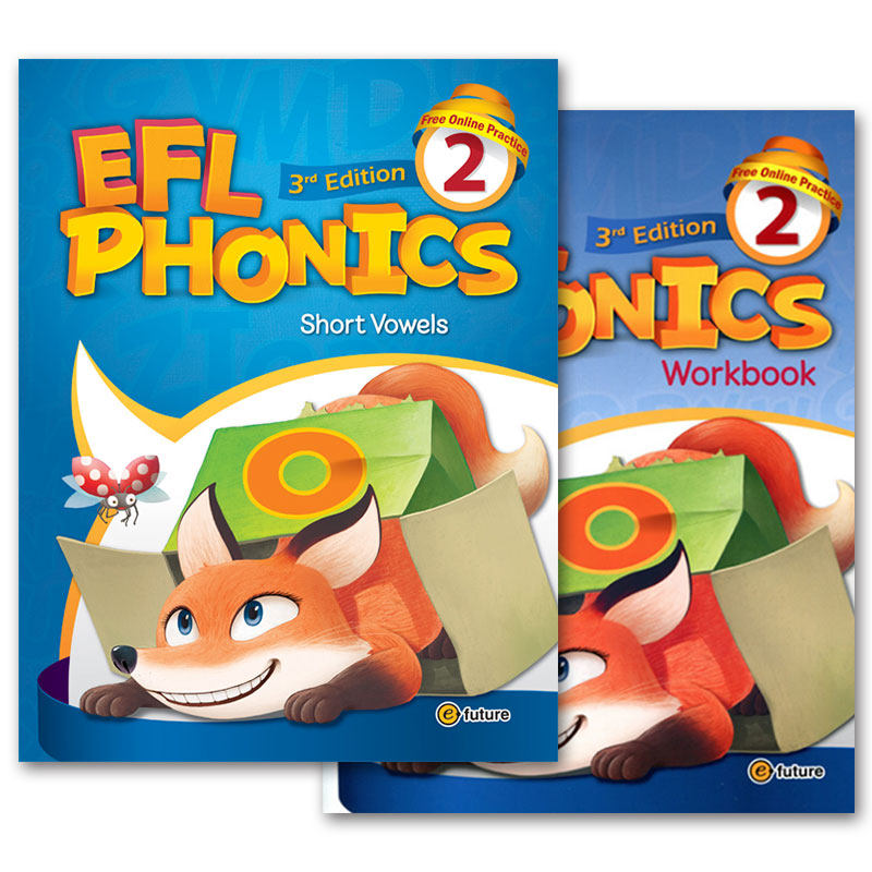 原装进口5-12岁幼少儿英语自然拼读phonics教材新版EFL phonics 1/2/3/4/5级学生启蒙英语入门字母发音规则口语语音强化0基础英语