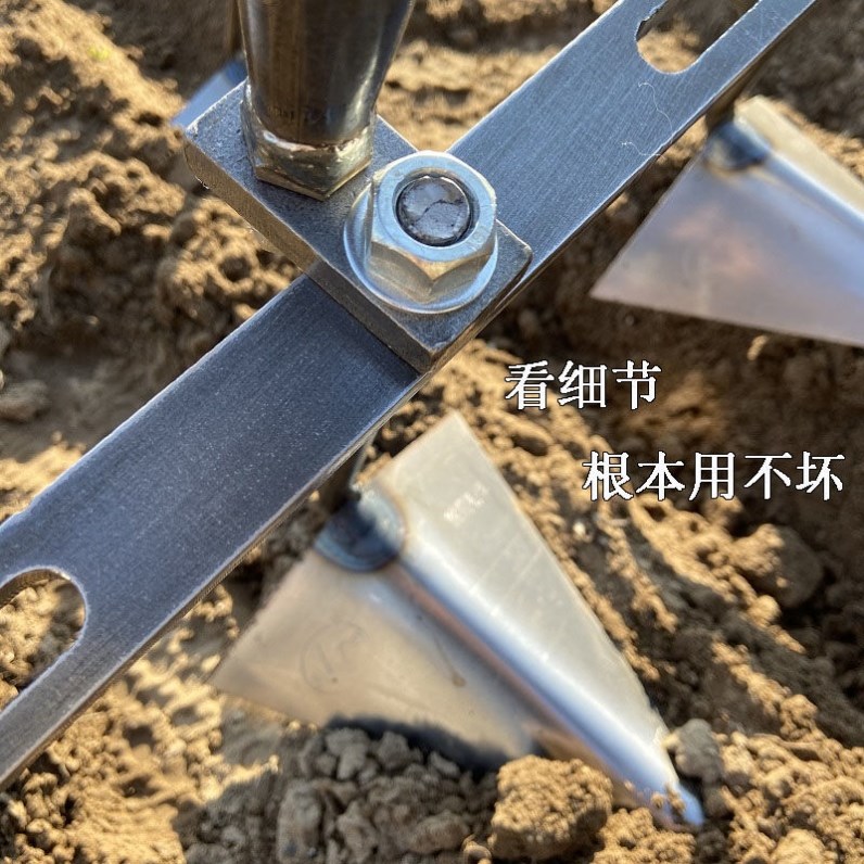 耙子除草全钢土家用神器农具锄头工具大全地翻农用挖土搂沟开荒松 - 图0