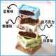 Lucky Chocolate Milk Fragrance Sandwich Chocolate High-Looking Gummy Candy Snacks Gift Box (Cocoa Butter Substitute)