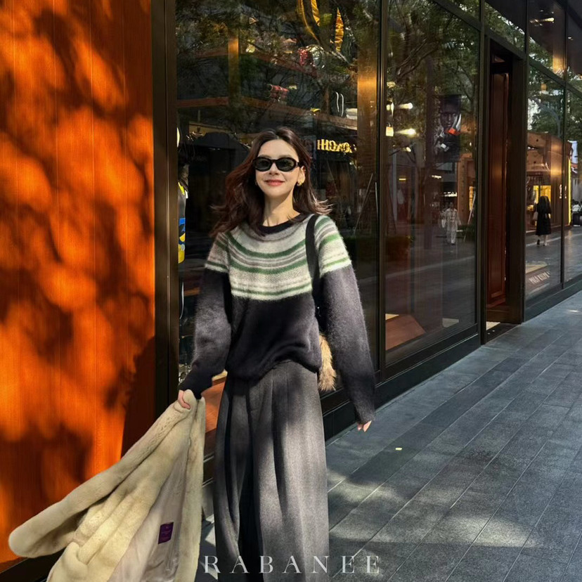 云朵冬上新法式复古高腰宽松阔腿八分西裤（含7.9绵羊毛）AE0269,淘宝优惠券,粉丝福利购,淘宝优惠卷