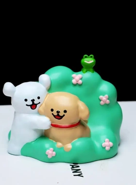 幸福生活哇线条创意桌面摆件树脂汽车摆件学生生日礼物精品店