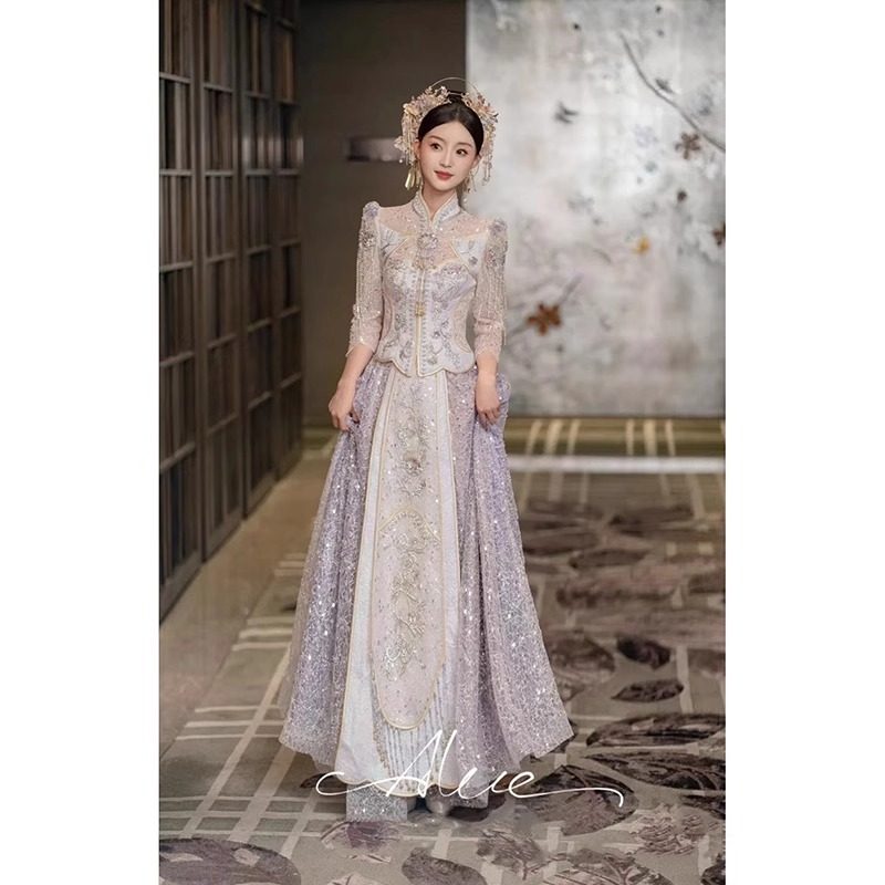 出租新娘婚礼秀禾服龙凤褂褂皇高端婚服新款大气高级显瘦出阁服租,淘宝优惠券,粉丝福利购,淘宝优惠卷