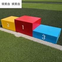 Podium Awards Desk Awards Stage Reception Desk Sports Events Gymnastics awards Childrens Stadium Platform Wood