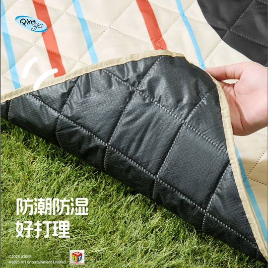 Member's Choice A Little Naughty x Pingu Estera de picnic para acampar al aire libre Estera ultrasónica a prueba de humedad