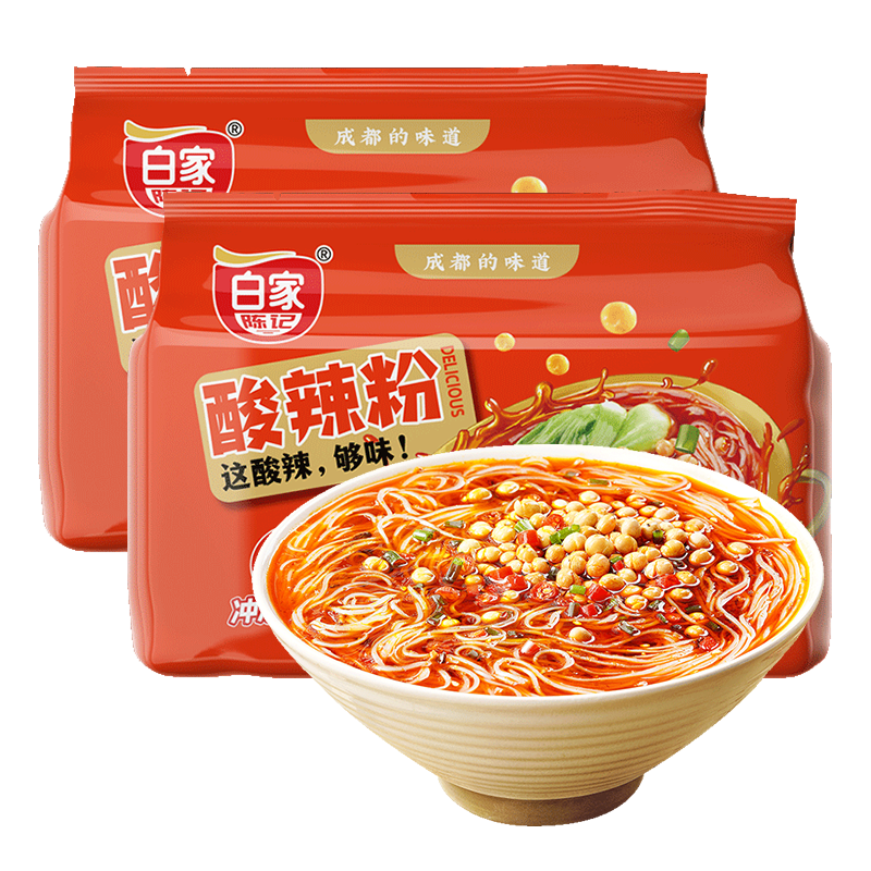 会员精选-白家阿宽酸辣粉344g*2提,淘宝优惠券,粉丝福利购,淘宝优惠卷