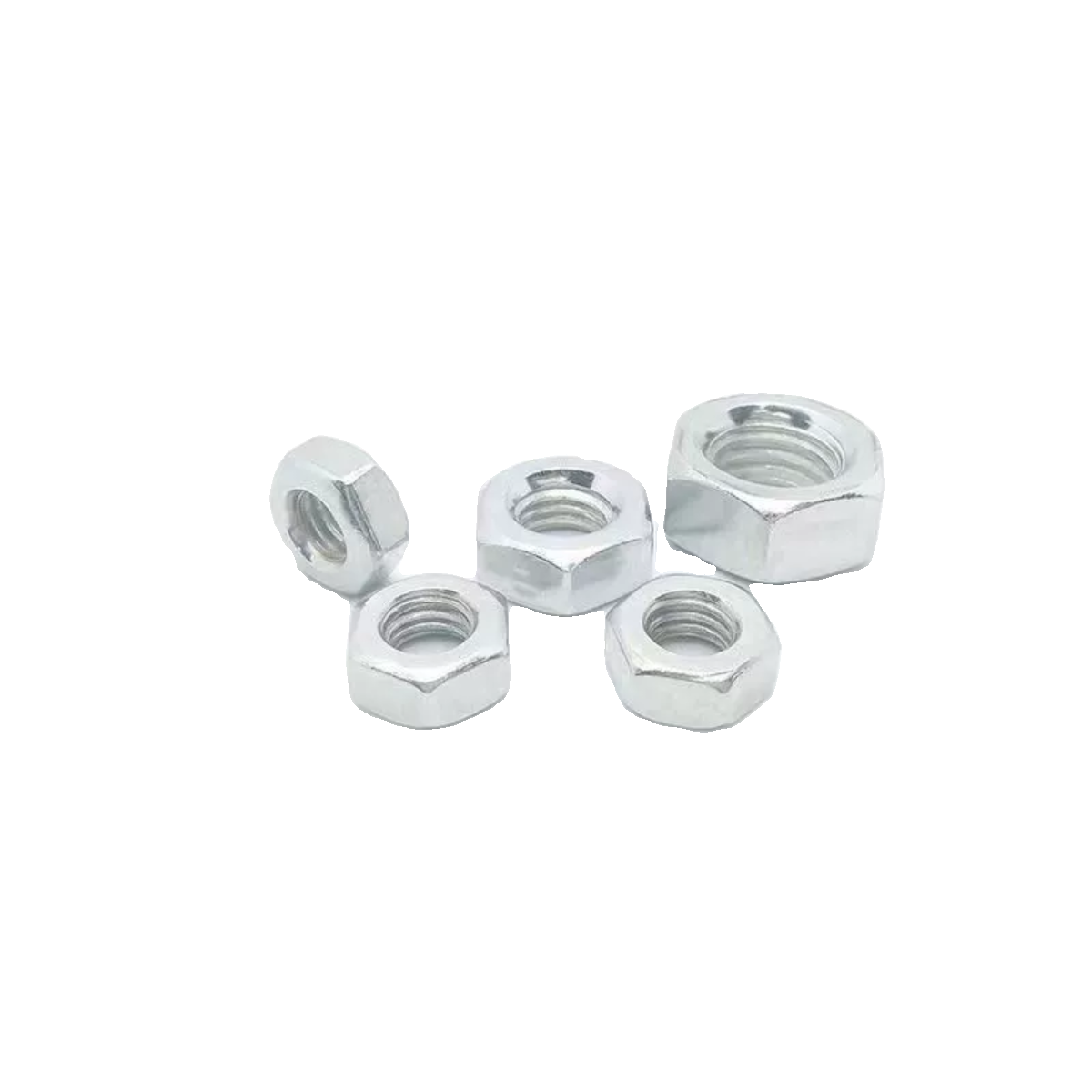 4.8级国标六角镀锌螺母螺丝母螺帽M3M4M5M6M8M10M12M14M16M24-M30 - 图3