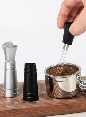 铝合金针式布粉器意式咖啡布粉针咖啡粉结块打散器搅拌针咖啡器具