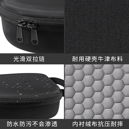 适用B&O丹麦耳机收纳盒头戴式beoplay H7耳机包bo防震耐刮h9收纳包抗压h9i保护袋便携盒-图2