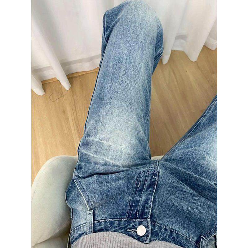 小个子低腰裤子微喇牛仔裤女款新款超好看休闲裤宽松直筒喇叭长裤,淘宝优惠券,粉丝福利购,淘宝优惠卷