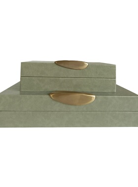 北欧立体饰品收纳盒样板房售楼部卧室客厅餐厅储物盒家居软装摆件