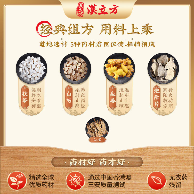 汉立方真武汤颗粒阳虚水泛中国台湾中成药非丸日本倪海厦