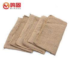 Burlap мешок 鸣固编制麻袋建筑工地麻袋防汛麻包袋粮工程铺路麻袋全新麻布袋50