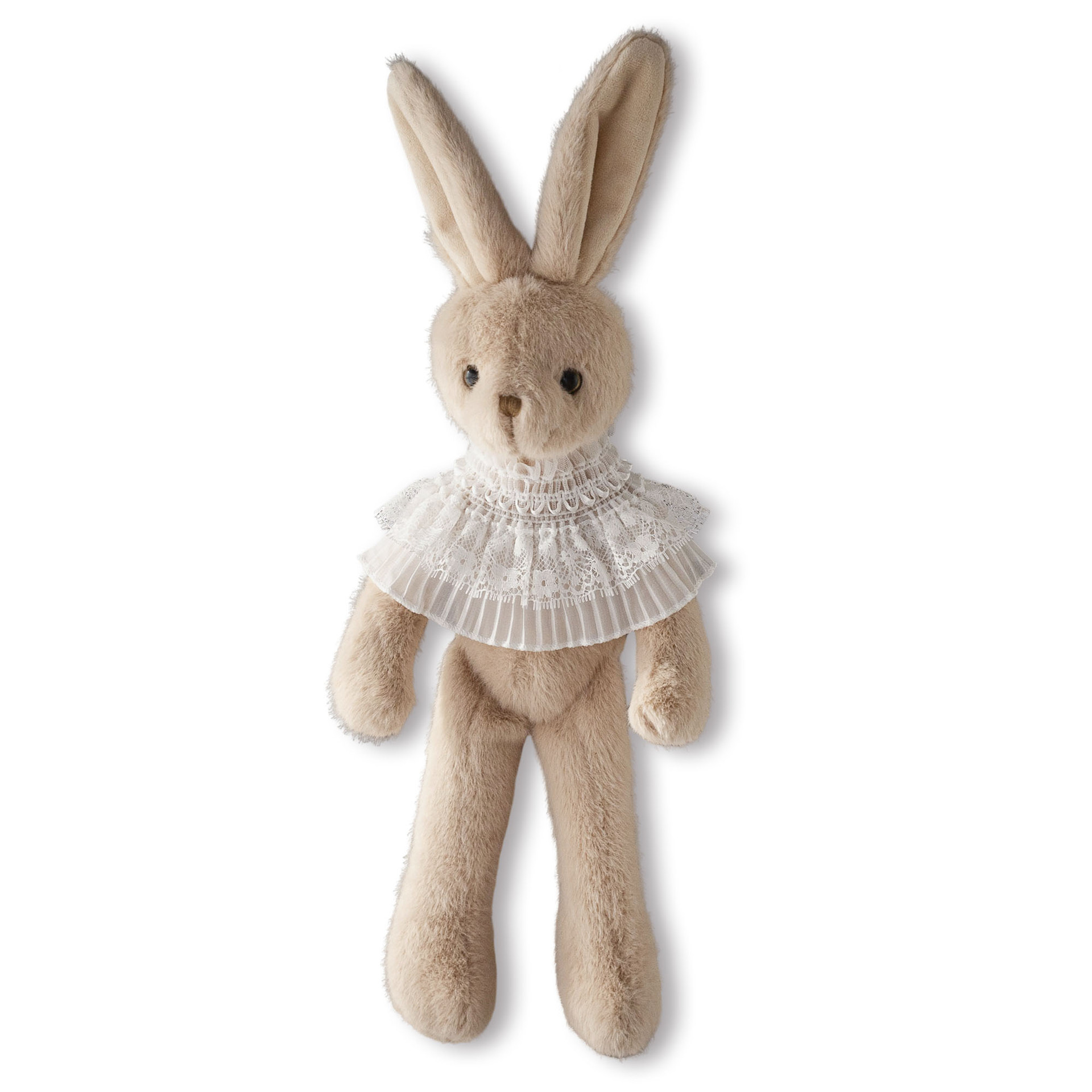 dabron原创设计品牌蕾丝领兔子玩偶送女孩伴手礼物小娃娃公仔 - 图3