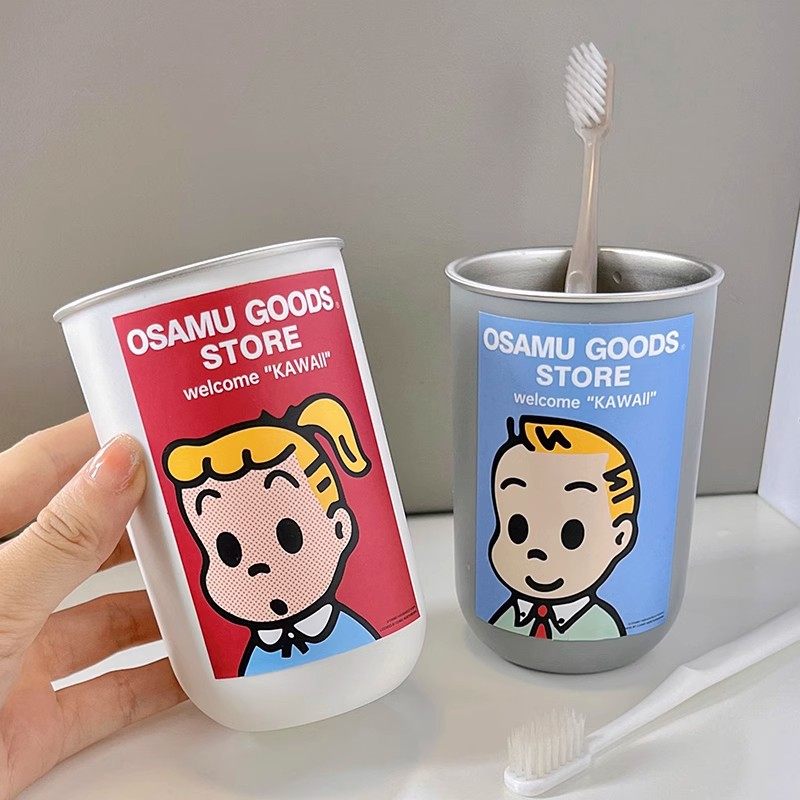 可爱漱口杯304不锈钢家用牙刷杯儿童高颜值宿舍洗漱水杯情侣牙缸,淘宝优惠券,粉丝福利购,淘宝优惠卷
