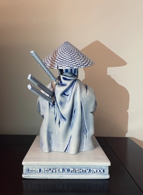 武士办公室骷髅NBHD陶瓷香炉