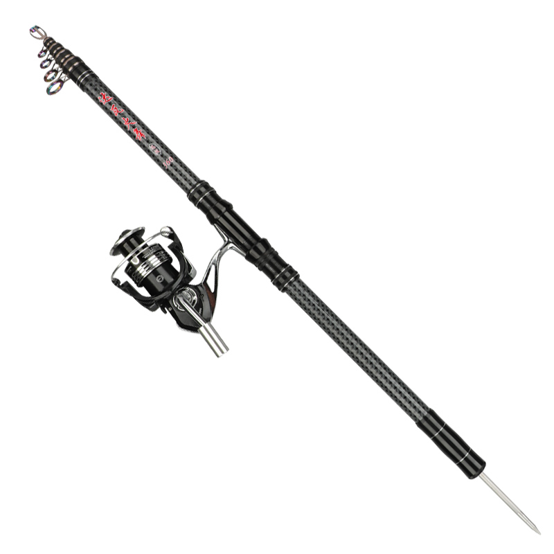 达瓦海竿远投杆套装 巨物款碳素3.6/3.9/4.5米可移动轮座超硬海竿 - 图3