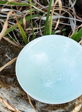 彷古瓷器 覆古北宋风格 隐青釉大碗 面碗 古董古玩收藏摆件收藏品