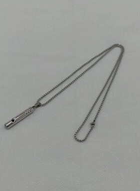 一页出品！可发声哨子吊坠项链嘻哈朋克风男女情侣款街头高级感