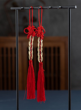 精品铜钱五帝钱门对门吉祥中国结