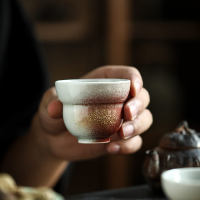 Jingdezhen Xihong Ceramic Master Tea Cup High-end Men and Women's Personal Tea Drinking Single Cup Kung Fu Tea Cup