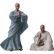 Zen ceramic little monk ornaments creative characters Chinese living room porch tea tabletop tea pet tea room decorations