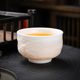 Along the River During Qingming Festival Hand-carved high-end mutton-fat jade master teacup single cup high-end ceramic kung fu tea cup