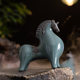 Ceramic Tang Horse Ornament Small Lucky Tea Pet Boutique Can Be Raised in Living Room Entrance Desktop Decoration Desk Tea Play