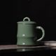 Longquan celadon bamboo cup high-end ceramic office tea cup high-end personal tea cup 2025 new style