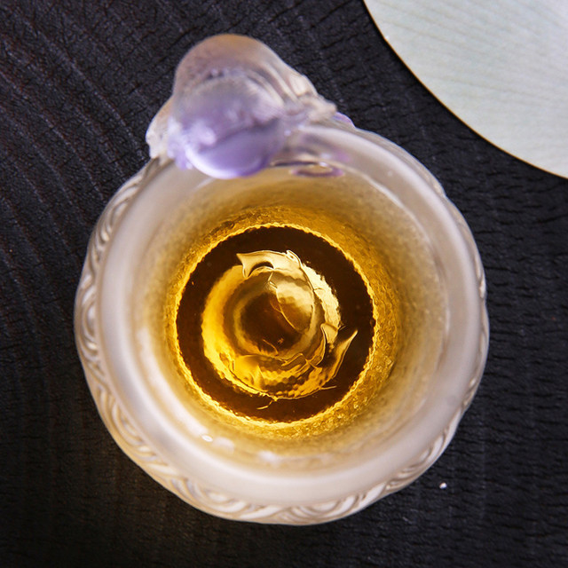 Forbidden City Imperial Cat Glaze Master Cup High-end Crystal Cat Teacup Single Cup Men's and Women's Personal Wealth-gathering Tea Set