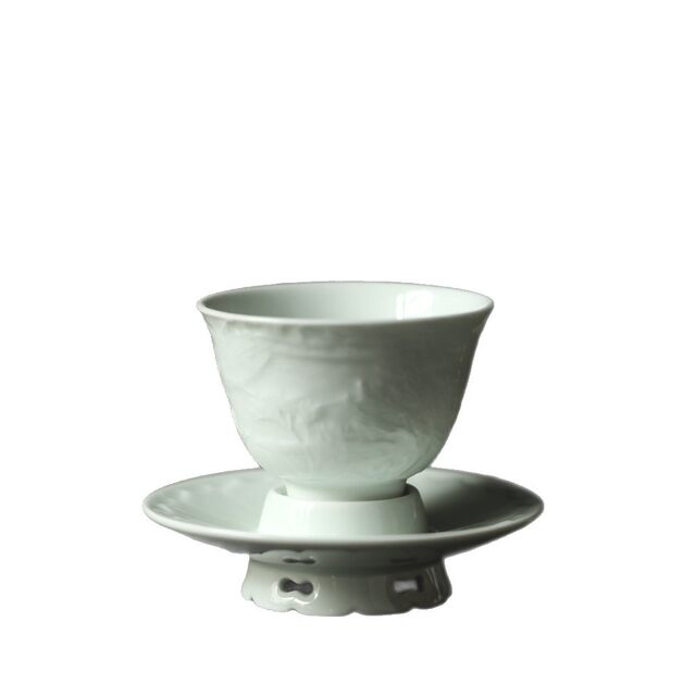 Jingdezhen high-end handmade ceramic imitation Song Dynasty tea cup master cup single cup high-end personal tea Kung Fu tea cup