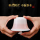 1mm ultra-thin tire three-cup Dehua white porcelain plain-fired single high-end tea set tea bowl with lid