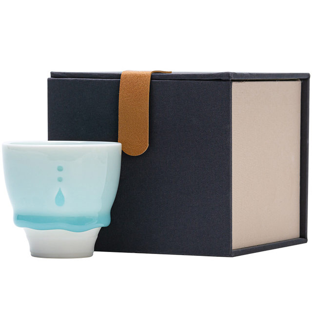 Dripping Grace Handmade Celadon Master Cup High-end Personal Kung Fu Tea Cup Small Single Cup Ceramic Tea Set