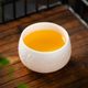 Ice jade porcelain relief Dunhuang master drinking tea cup mutton fat jade ceramic personal high-end white porcelain tea cup