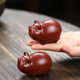 Handmade purple sand Dahongpao tea pet lucky pig zodiac lucky small ornaments tea set tea tray desktop decoration boutique can be raised