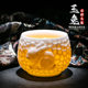 High-end ice jade porcelain zodiac rabbit master cup high-end mutton fat jade ceramic tea cup kung fu personal tea cup