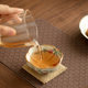 Ru kiln pastel nine peach petal tea cup ceramic tea set simple master cup opening piece can support Kung Fu tea set