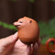 Creative purple sand tea pet dog egg small ornaments can raise high-end tea sets desktop tea tray tea ceremony decoration accessories
