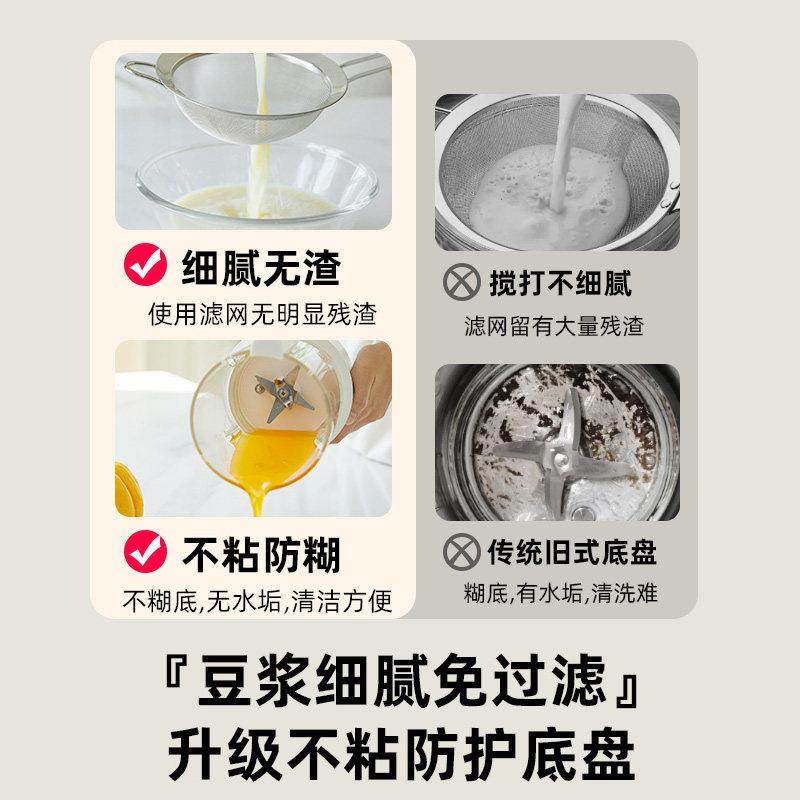 罗娅破壁机家用全自动小型非静音多功能料理机隔音罩豆浆机,淘宝优惠券,粉丝福利购,淘宝优惠卷