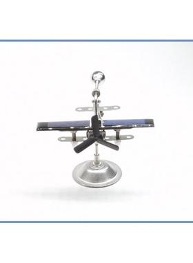 新款太阳能车载飞机摆件 平衡旋转飞机创意个性动态金属车饰摆件