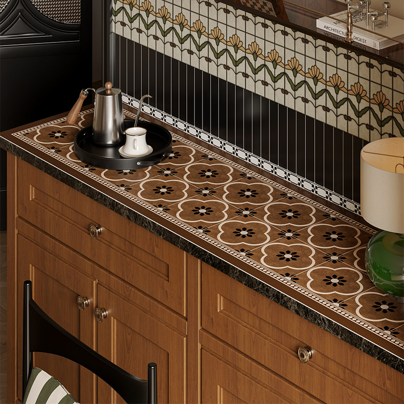 塞莉娜Ⅱ美式皮革电视柜防尘垫鞋柜玄关防水防油桌布边柜保护垫,淘宝优惠券,粉丝福利购,淘宝优惠卷