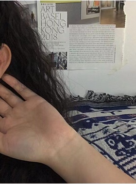 极简耳骨夹韩版简约基础百搭无耳洞耳夹黑色男女同款钛钢不掉色