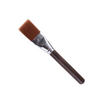 Lanpoetry WYQ0151 Flat Head Brush Cleaning Brush Cleaning Brush Sweeping Water Brush Pen Brush Black Sandalwood