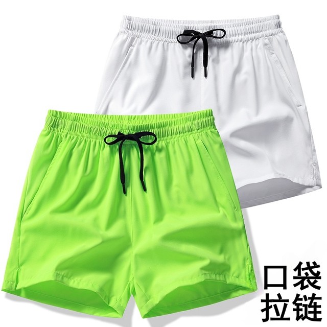 Clearance and pick up the foreign trade original single-tail goods processing three-point sports shorts men's summer ice silk quick-drying casual pants