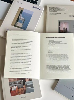 北欧简约仿真书杂志摆件